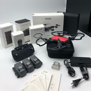 DJI Spark Fly More Combo Drone Bundle